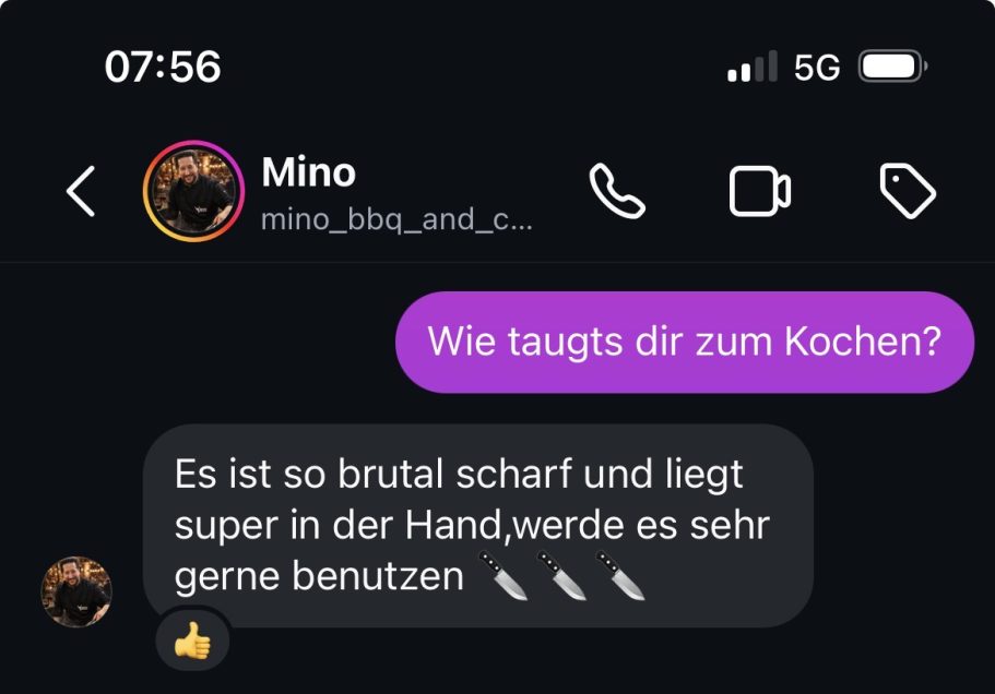 Super Bewertung von Mino BBQ and Cooking